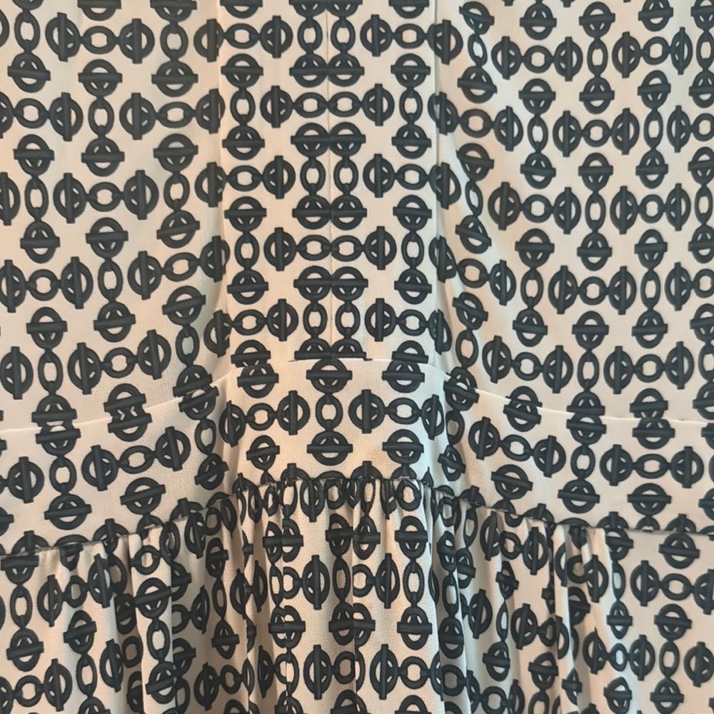 Tory Burch Patterned Long Sleeve Dress - Picture 2 of 9